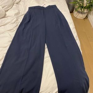 Dynamite Heidi Wide Leg Trousers in Navy